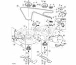 NÓŻ DO TRAKTORKA JOHN DEERE X146 (GX24566) ORYGINAŁ