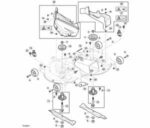 NOŻE DO TRAKTORKA JOHN DEERE X155 X130 X166  GX23228