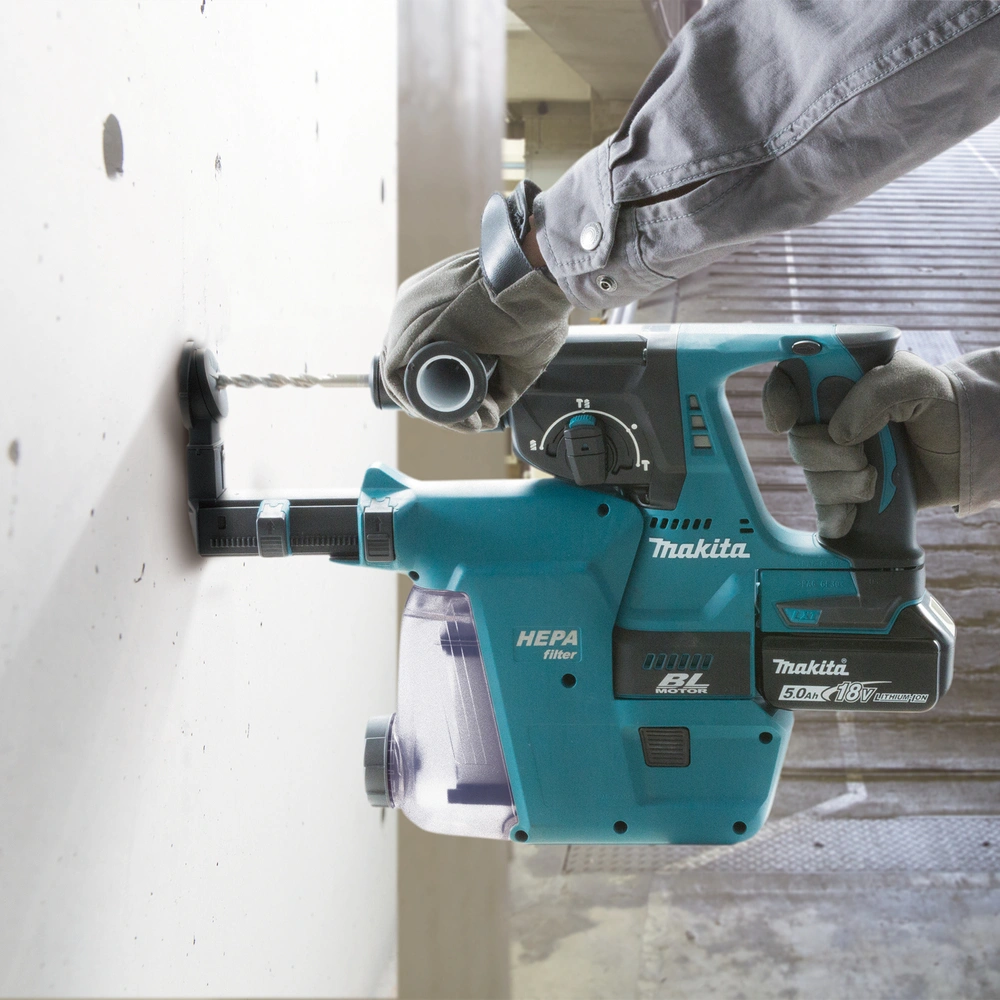 Makita DHR243RTJ – zestaw RTJ z akumulatorami BL1850B, ładowarką DC18RC i walizką MAKPAC