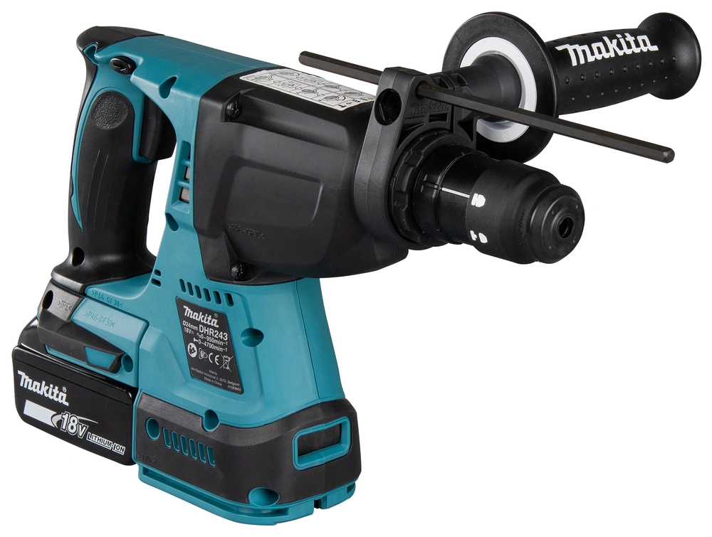 Makita DHR243RTJ – młotowiertarka 18V LXT do wiercenia udarowego i podkuwania