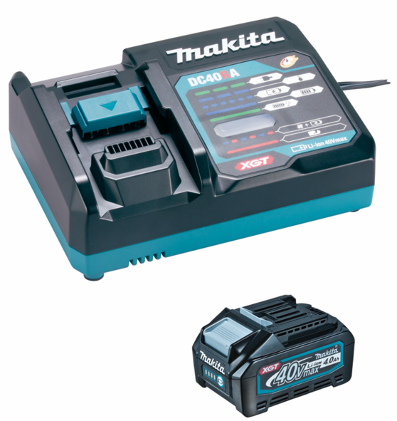 Makita Zestaw zasilający XGT 40V max ((BL4040X1+DC40RA)