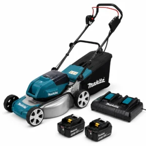Makita DLM460PT2 – kosiarka akumulatorowa 3w1 2x18V LXT | 46 cm | 2x 5 Ah