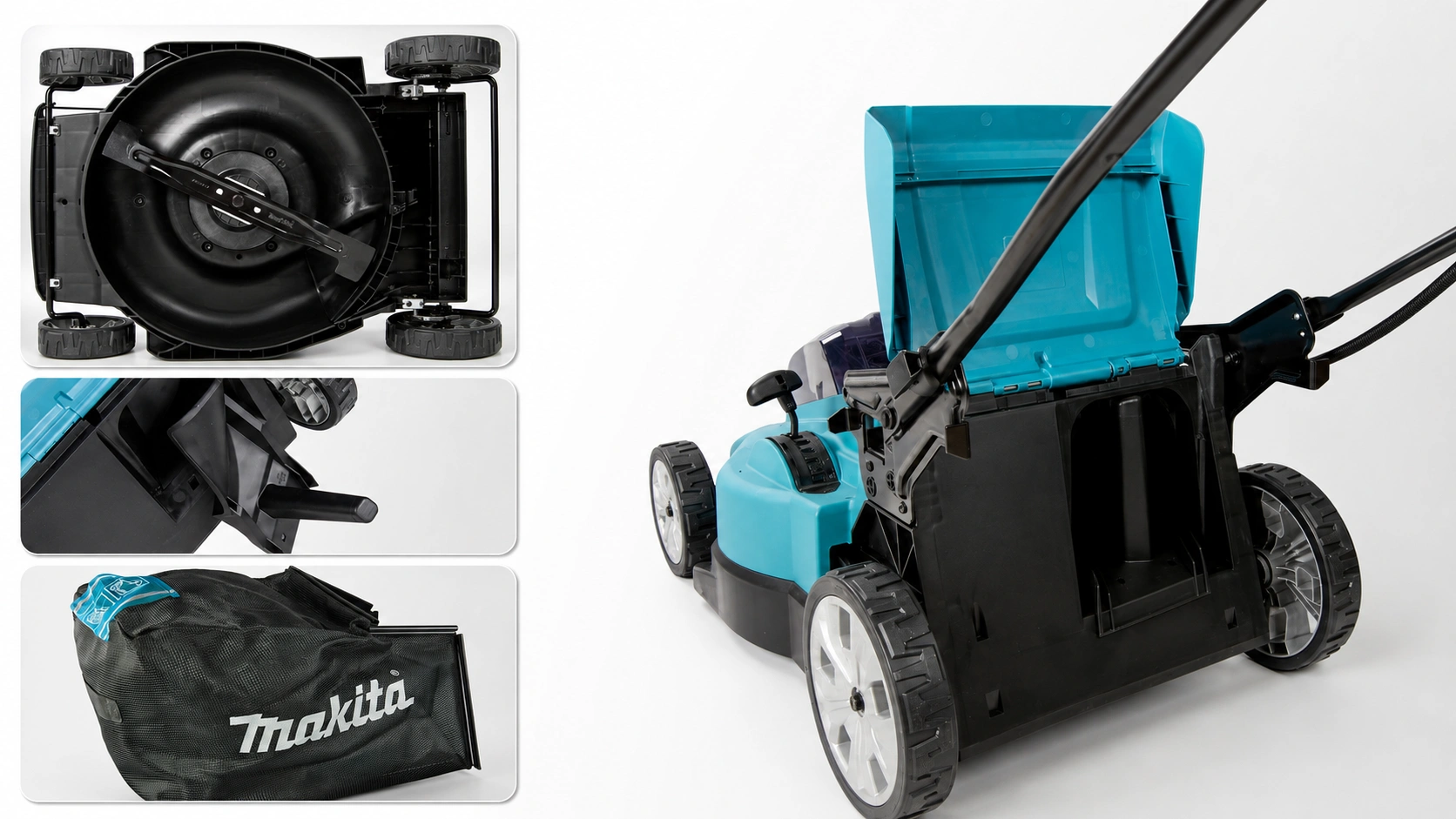 Makita DLM480Z – koszenie 3w1 z koszem i mulczerem