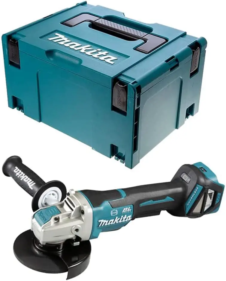 Makita DGA519ZJ - Produkt dostarczany w walizce Makpac, bez akumulatorów i ładowarki