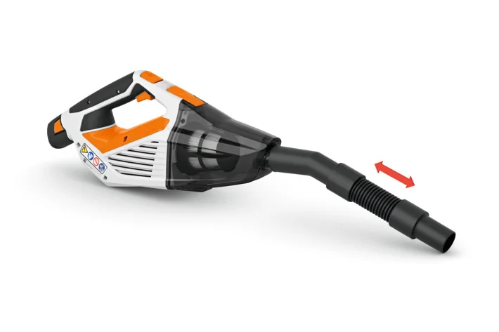 Stihl SEA 20 - Praktyczny akumulatorowy odkurzacz ręczny do odkurzania i czyszczenia mniejszych, suchych powierzchni w garażu, warsztacie lub samochodzie. 