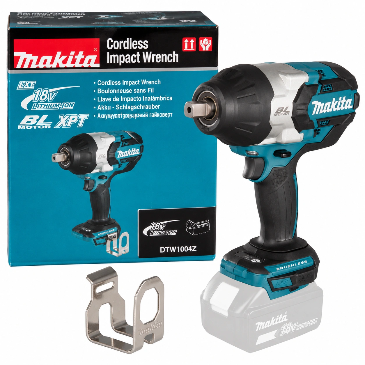 Makita DTW1004Z – zawartość zestawu w wariancie Z
