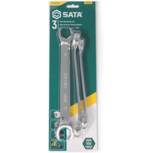 Sata ST09031SJ - Zestaw 3 kluczy oczkowych półotwartych