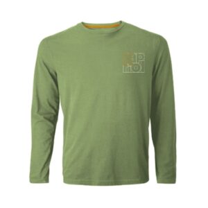 Kapriol Męska koszulka z długim rękawem zielona