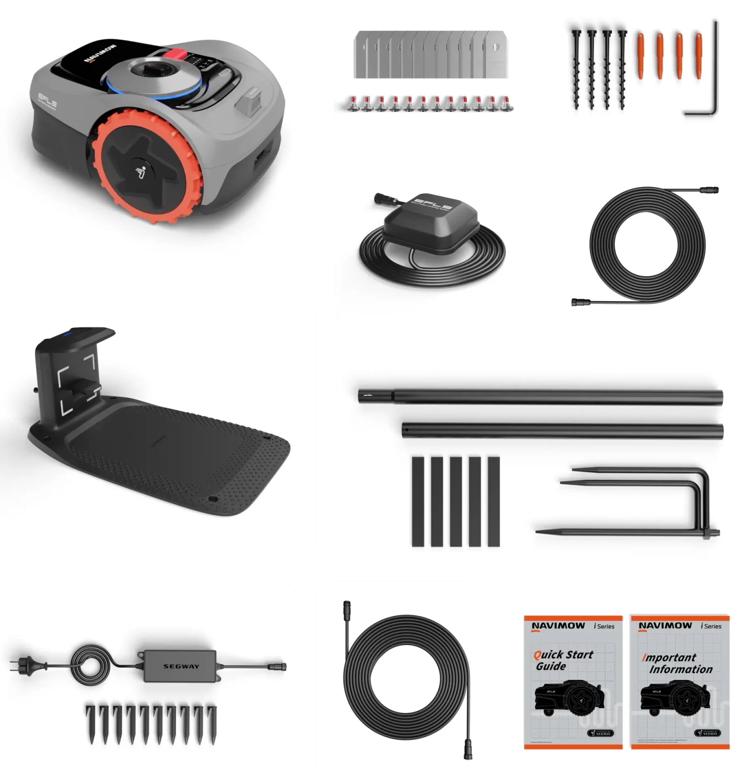 Segway Navimow i108e - Zawartość zestawu