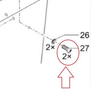 Śruba z łbem walcowym V2A DIN 7985 M6 x 25
