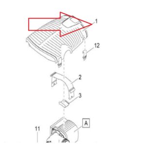 Zapasowa górna część obudowy filtra AquaMax Eco Pr.
