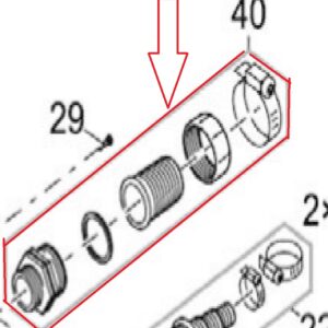 Zestaw połączeniowy króćca wlotowego 2'' BioTec 30