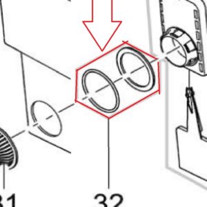 Zestaw uszczelek wylotu BioTec 12-18 / M1-M5