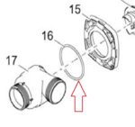 Uszczelka O-ring silikonowa (SI) 76 x 4 SH50 czerwona/brązowa