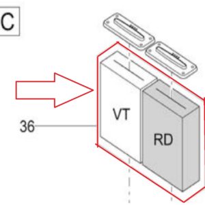 Zestaw wymienny pianek czerwono-fioletowych BioTec 60/140/145