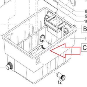 Filtr BioTec ScreenMatic 40000 – obudowa z otworami