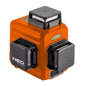 NEO TOOLS 75-104 Laser 3D, czerwony, tarcza celownicza, w walizce