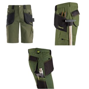 Kapriol Slick SZORTY ochronne zielone