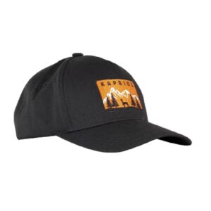 Kapriol czapka z daszkiem czarna/pomarańczowa