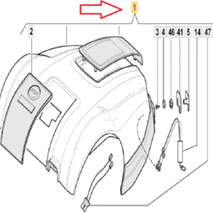 Obudowa do robota Stiga Autoclip M7