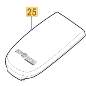Klapka od obudowy do robota Stiga g1200