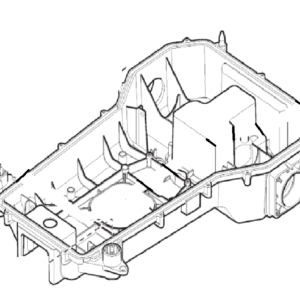 Dolna część obudowy do robota Stiga g1200