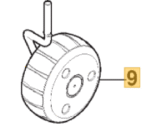 Kółko  przednie  do robota Stiga