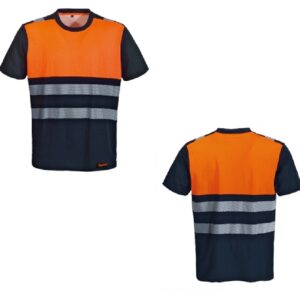 Kapriol visibility t-shirt pomarańczowy/czarny