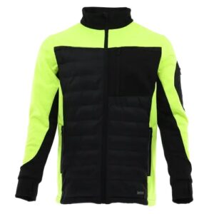 SARA Bluza hybrydowa COMFORT PLUS ( Czarny + Żółty odblaskowy )