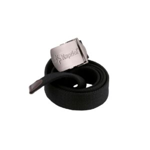 Kapriol Pas z metalową klamrą 4x130cm czarny