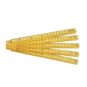 Kapriol Miarka Składana Żółta 2m, ABS