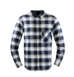 Kapriol koszula w kratę niebiesko-szara