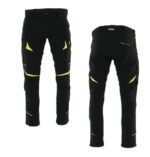 SARA Spodnie do pasa COTTONFLEX (Czarny + żółty odblaskowy)