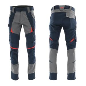SARA Spodnie do pasa COTTONFLEX (Granatowy + Szary).
