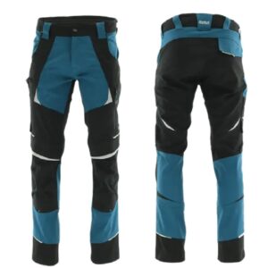 SARA Spodnie do pasa COTTONFLEX (Czarny + Petrol)