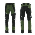 SARA Spodnie do pasa COTTONFLEX (Czarny + Oliwkowy)