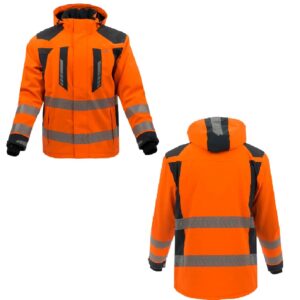 SARA Kurtka długa ocieplana DROGOWIEC COMFORT WINTER