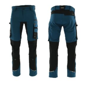 SARA Spodnie do pasa MOTIONFLEX (Czarny + Petrol)