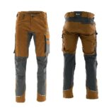 SARA Spodnie do pasa MOTIONFLEX (Szary + Brązowy)