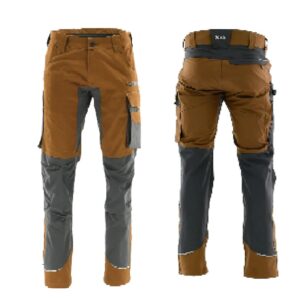 SARA Spodnie do pasa MOTIONFLEX (Szary + Brązowy)