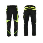 SARA Spodnie do pasa NEOFLEX (Czarny + Żółty odblaskowy)