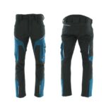 SARA Spodnie do pasa softshell COMFORT WINTER  (Czarny + Petrol)