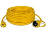 PLASTROL PRZEDŁUŻACZ SPECJALISTYCZNY JEDNOGNIAZDOWY PJ-HEAVY/Z 20M 3X1,5 H07RN-F ŻÓŁTY W97123