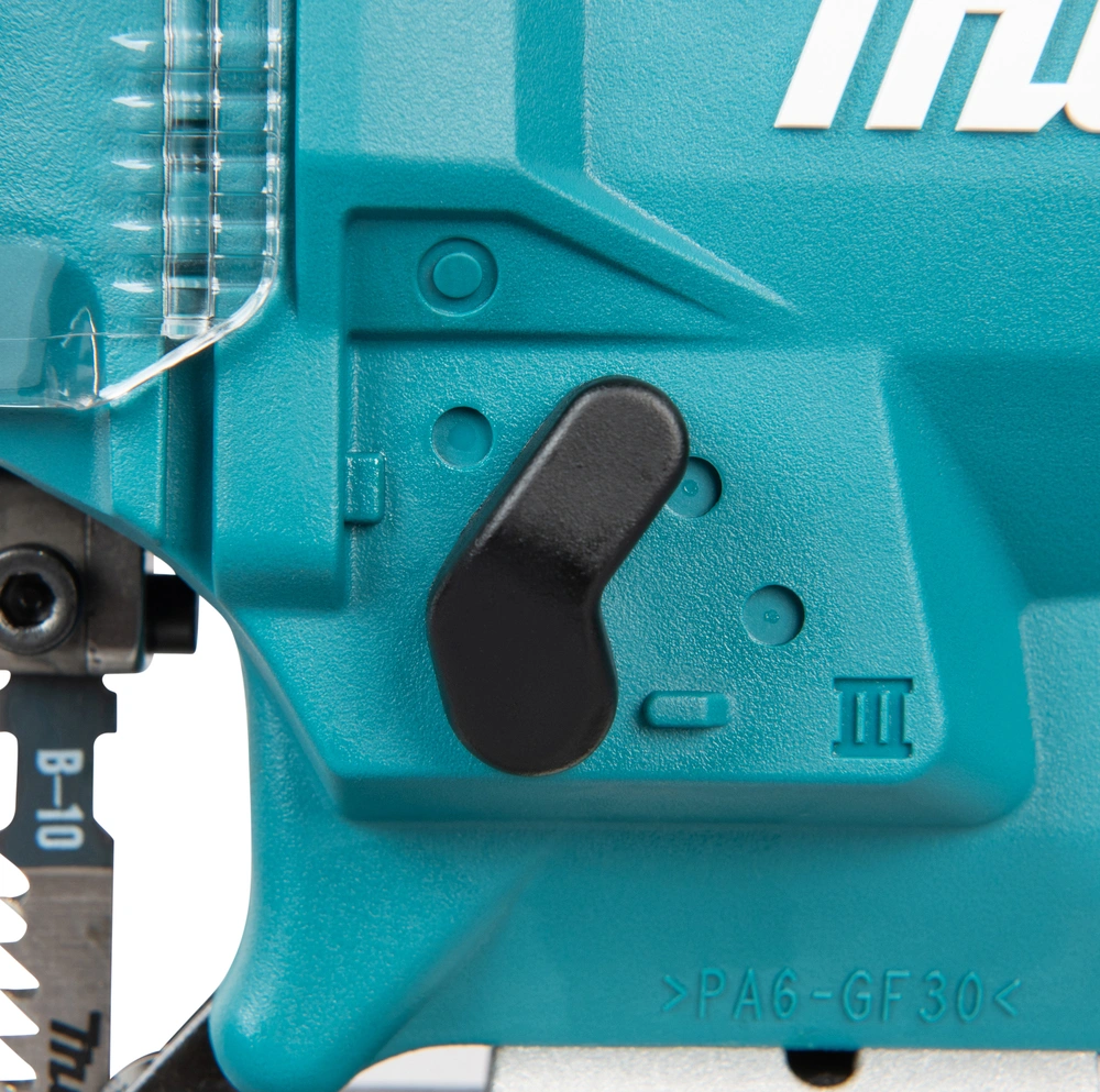 Makita DJV186Z - Regulacja prędkości za pomocą pokrętła