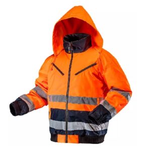 Kurtka robocza ostrzegawcza ocieplana, pomarańczowa 81-711 NEO TOOLS