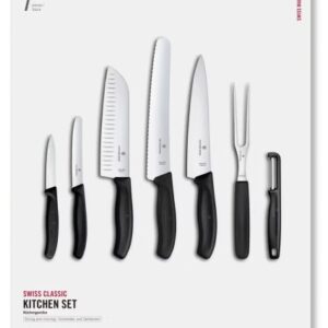Victorinox Swiss Classic Zestaw noży do mięs, warzyw, chleba czarnego