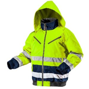 Kurtka robocza ostrzegawcza ocieplana, żółta 81-710 NEO TOOLS