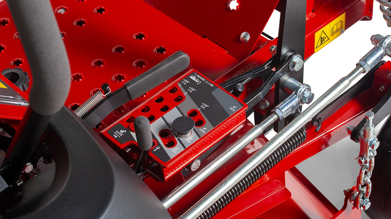 Regulacja wysokości koszenia – Ferris ISX 2200