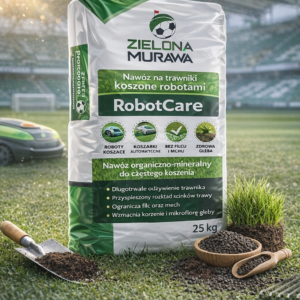Zielona Murawa RobotCare 25 kg – Nawóz Organiczno-Mineralny do Trawników Koszonych Robotem