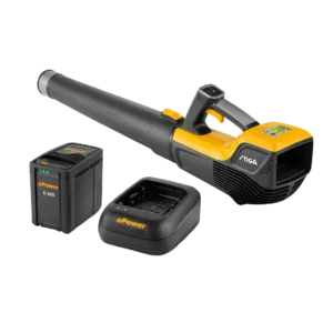 STIGA BL 500e – dmuchawa akumulatorowa 48V | zestaw z akumulatorem E 420 i ładowarką C 430 F